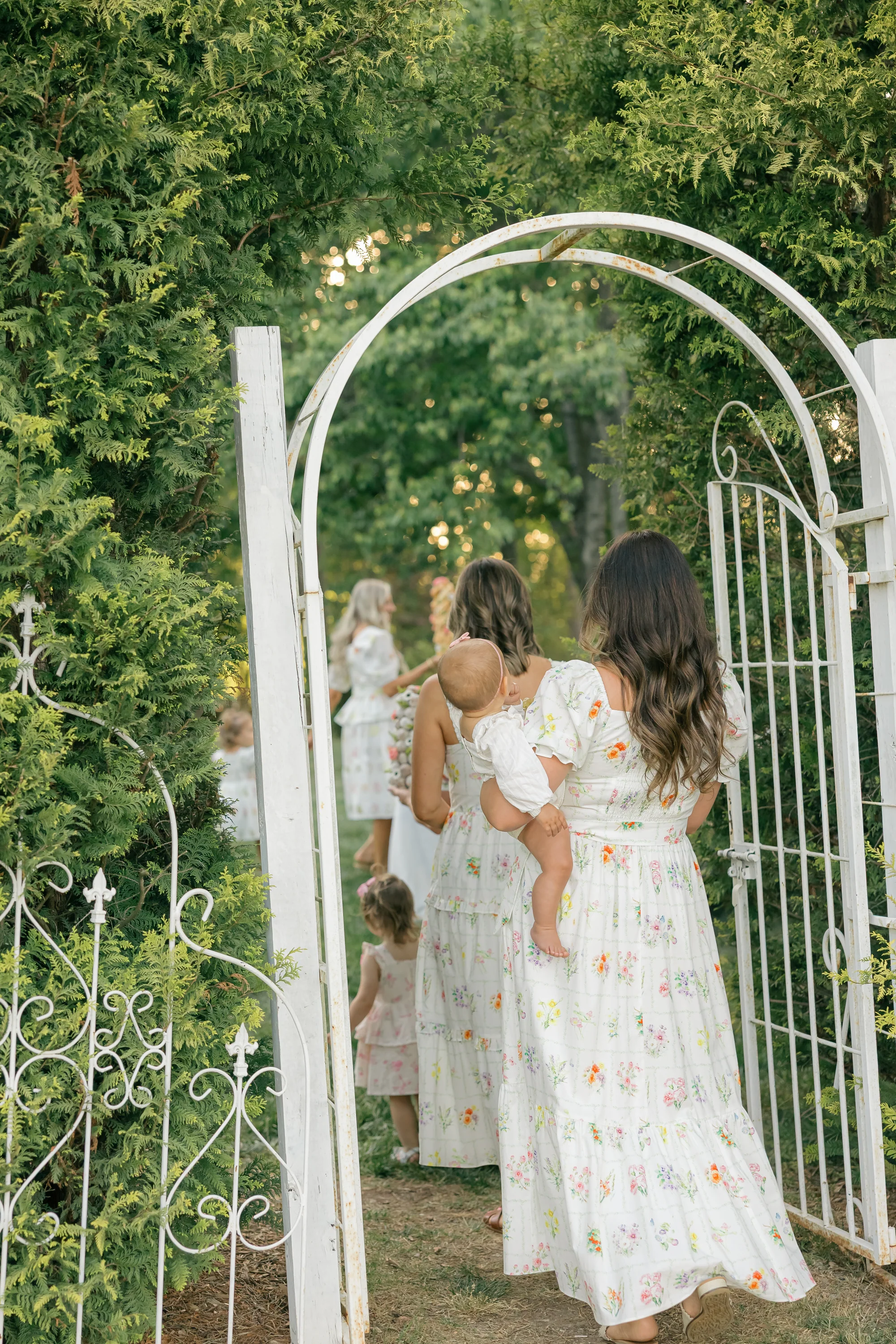 Ann Maxi Dress with Nursing Zippers in Birth Flowers - Image 18