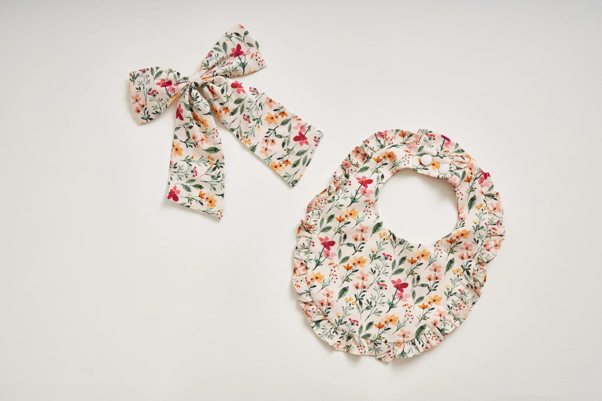 Baby Bibs in Harvest Blooms - Image 4