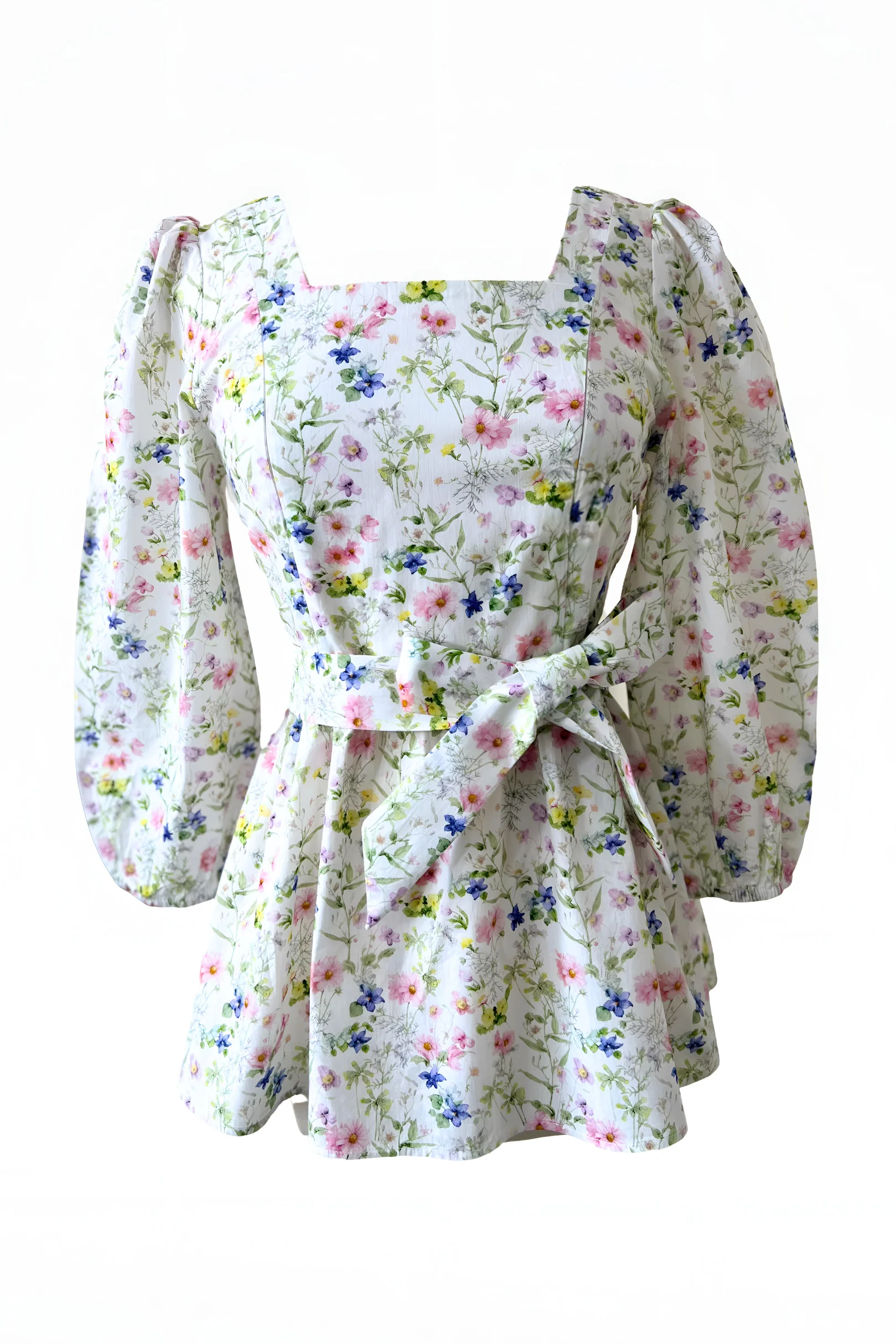 Embrace Cotton Top with Nursing Zippers in Sweet Wildflowers - Image 3