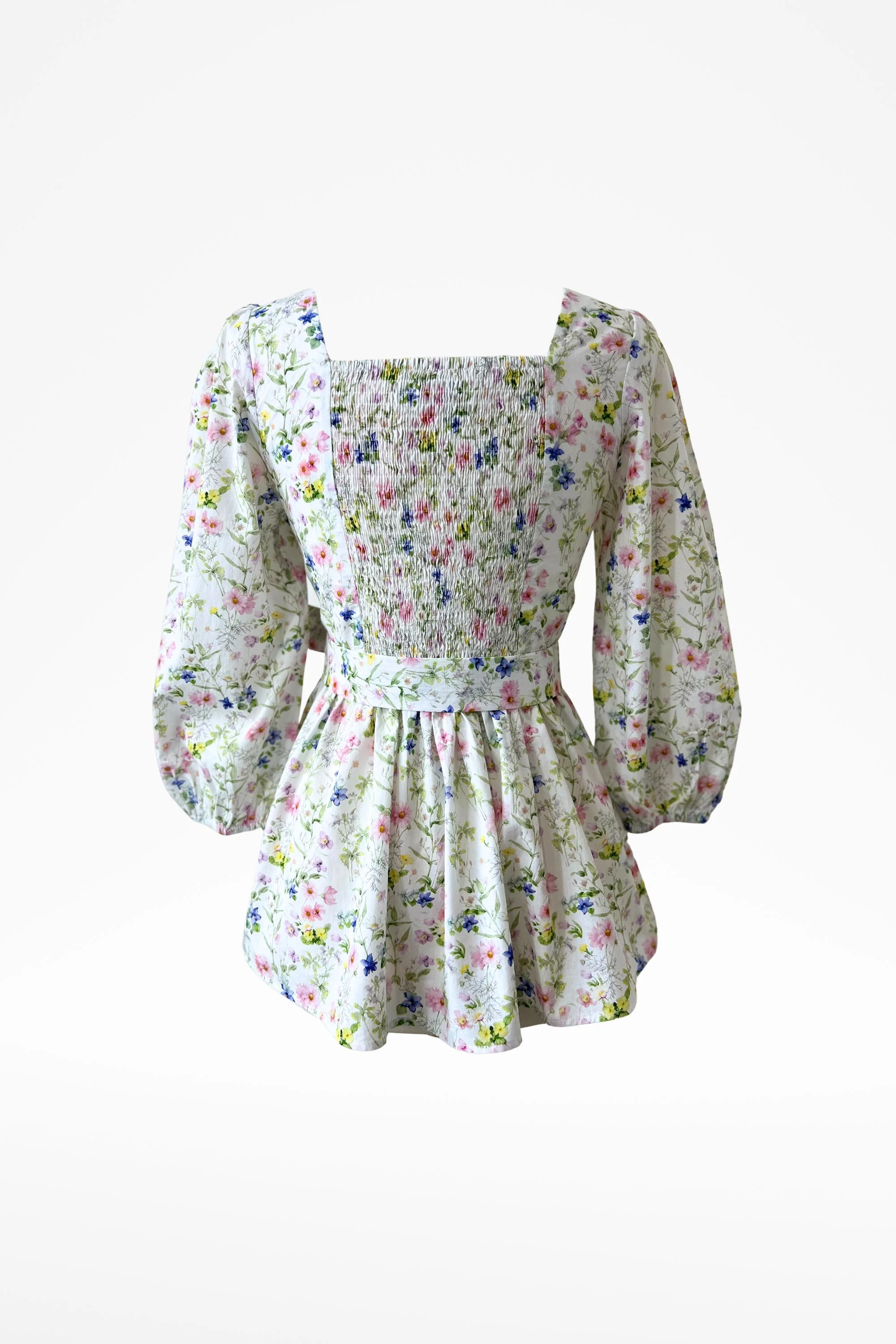 Embrace Cotton Top with Nursing Zippers in Sweet Wildflowers - Image 4