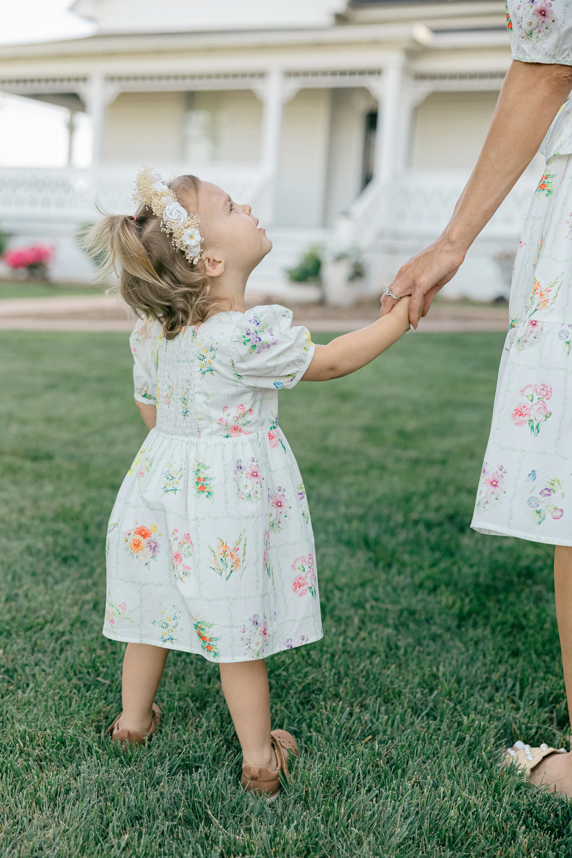 Little Darling Dress (Girls) in Birth Flowers - Image 5