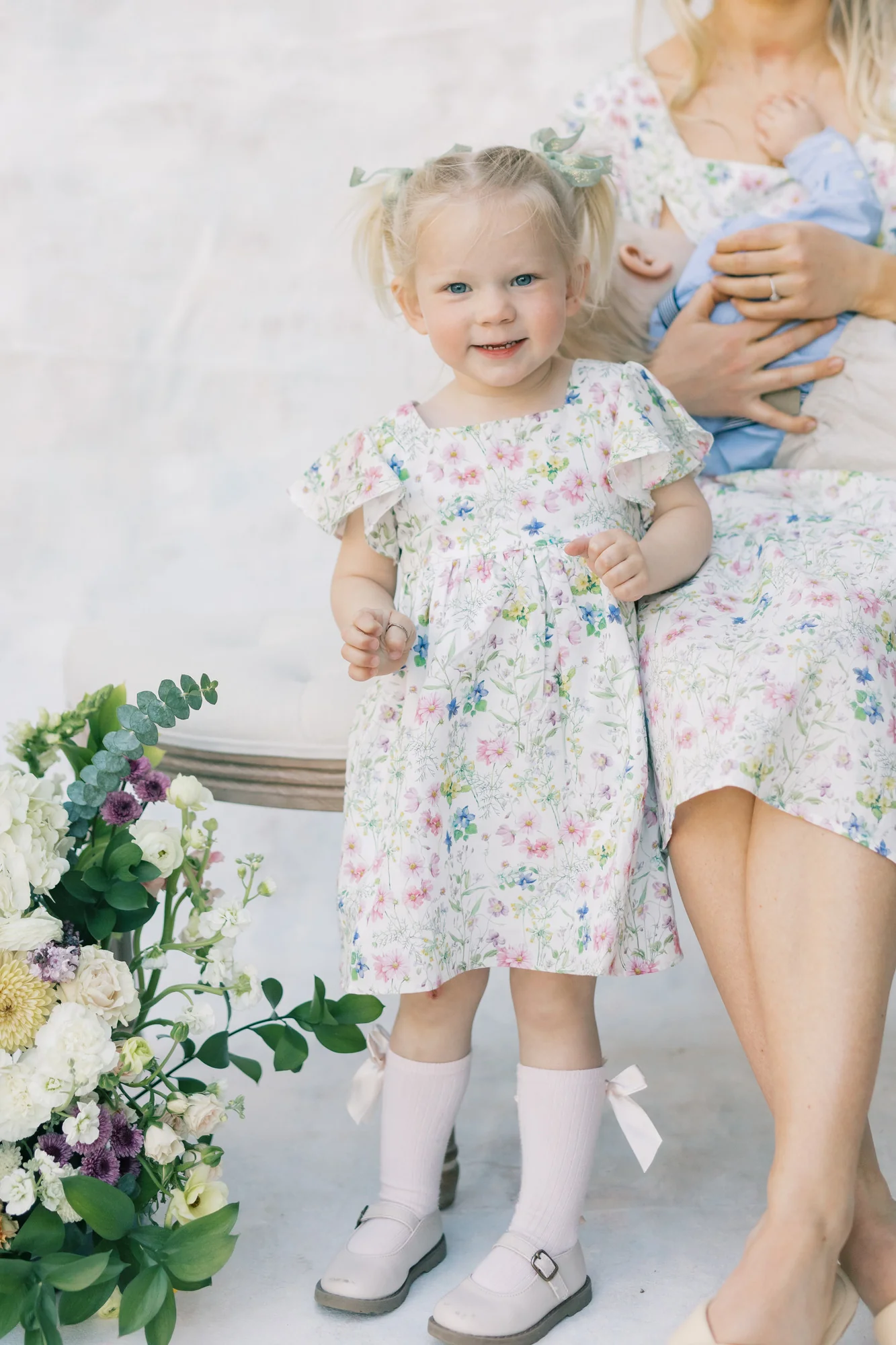Little Princess Dress (Girls) in Sweet Wildflowers - Image 5