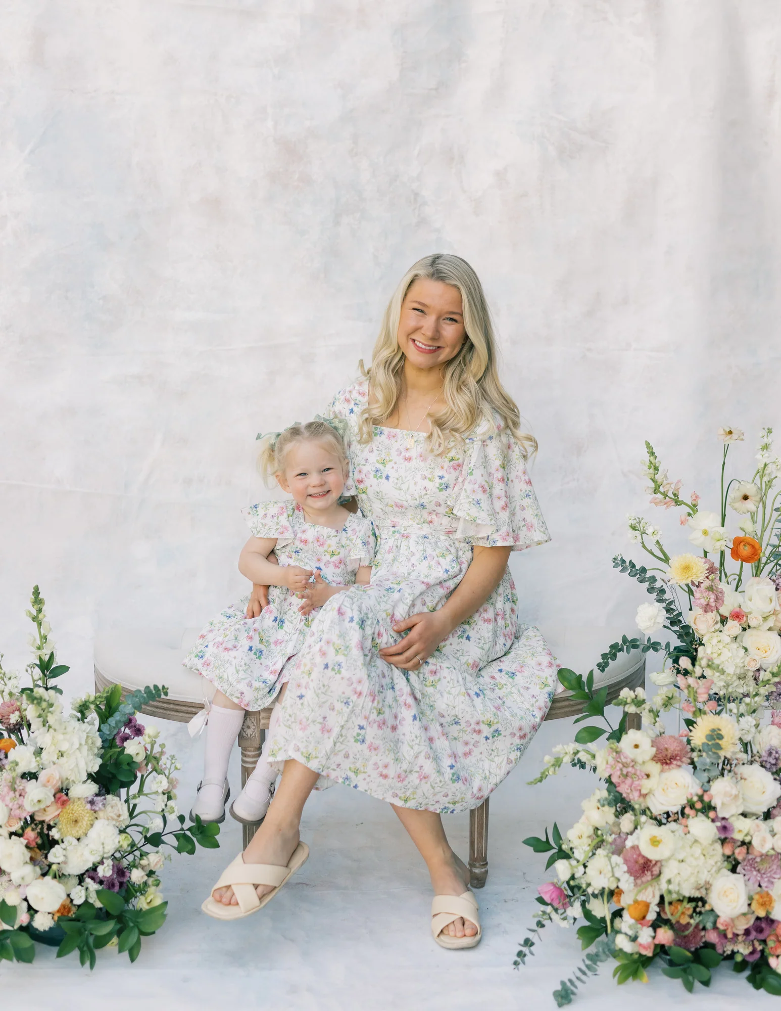 Little Princess Dress (Girls) in Sweet Wildflowers - Image 6