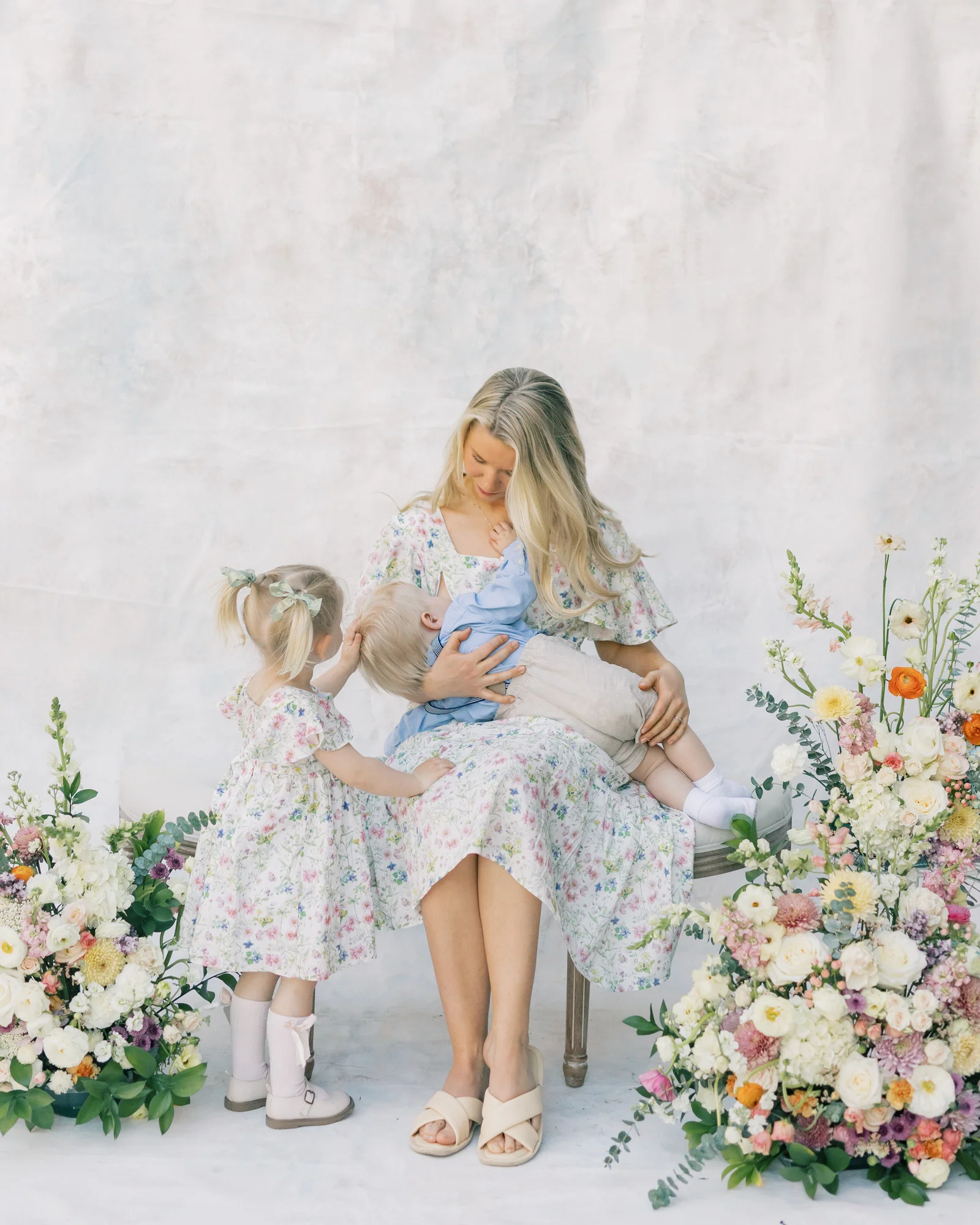 Little Princess Dress (Girls) in Sweet Wildflowers - Image 7