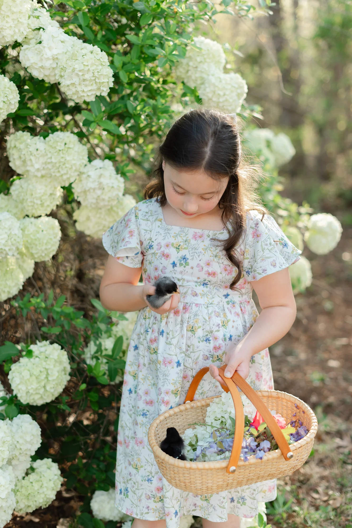 Little Princess Dress (Girls) in Sweet Wildflowers - Image 8
