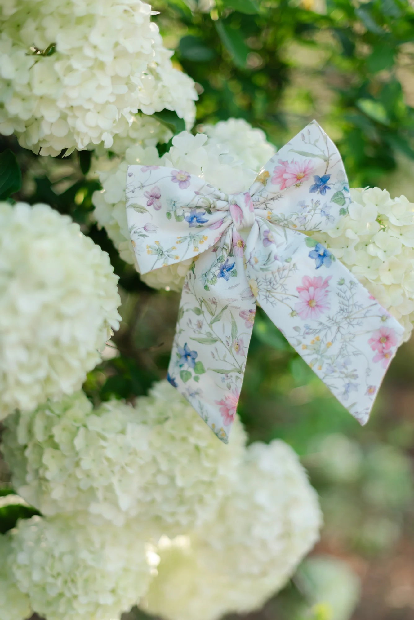 Pretty Women's Bows in Sweet Wildflowers - Image 3