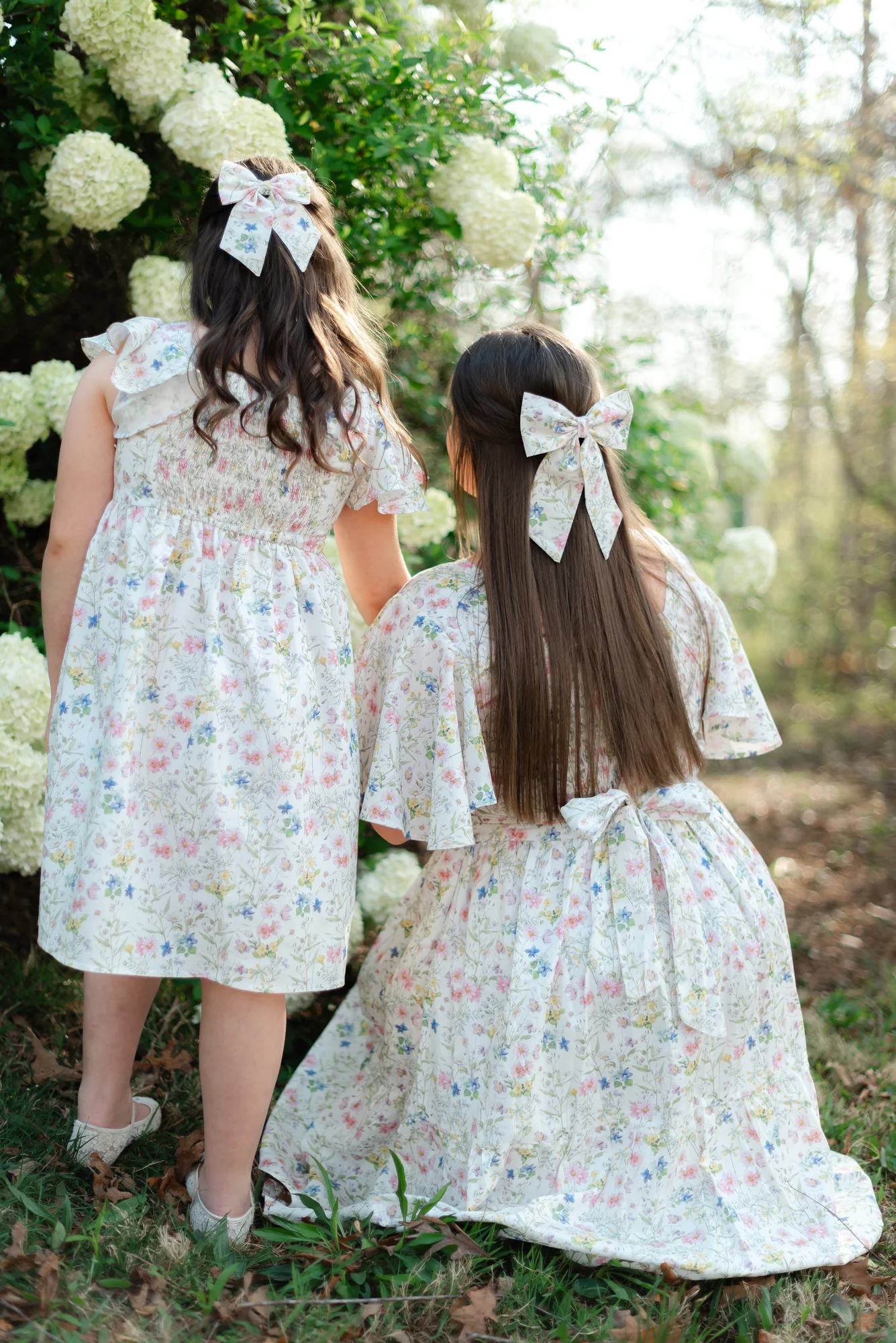 Pretty Women's Bows in Sweet Wildflowers - Image 6