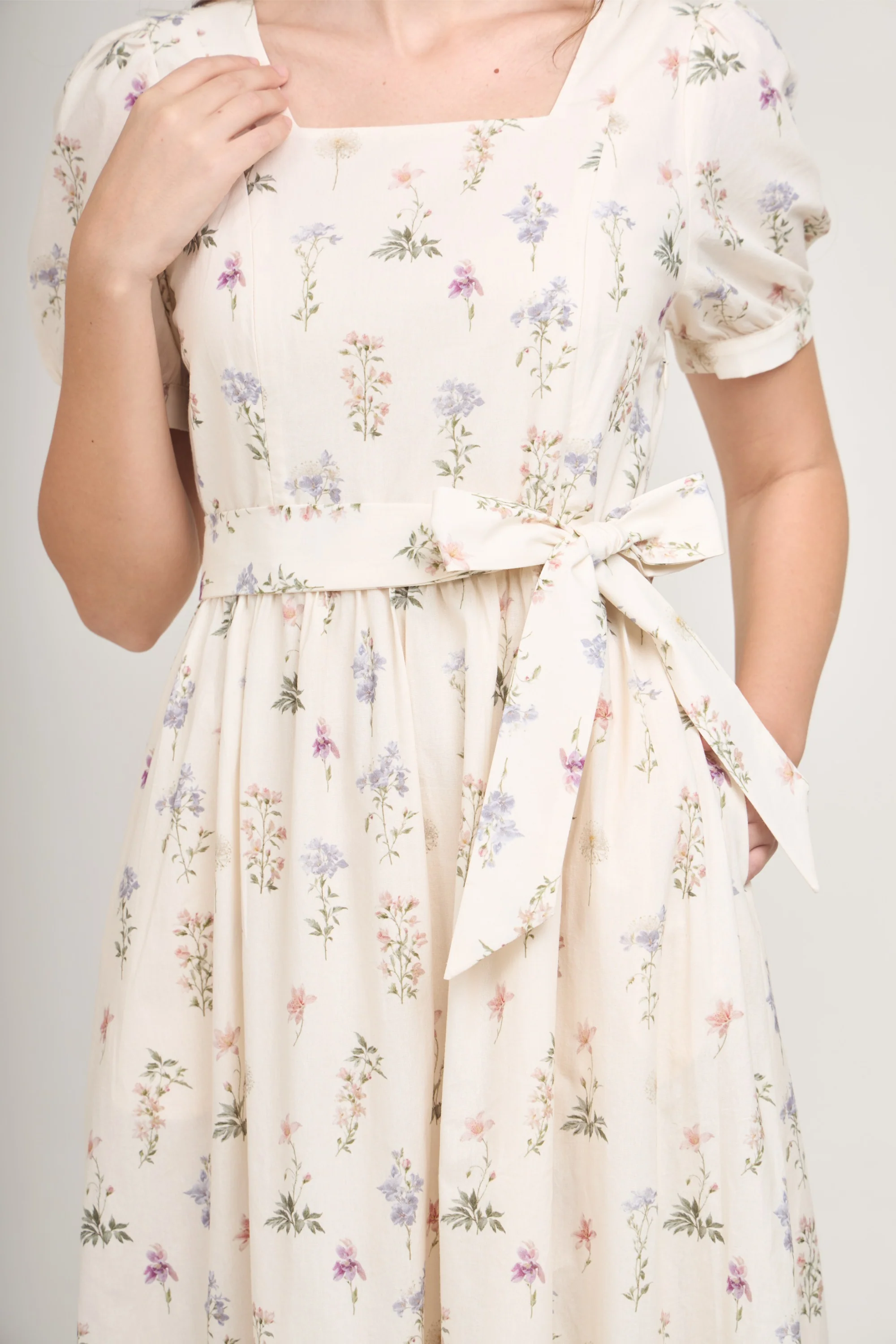 Versa Maxi Dress with Nursing Zippers in Evergarden - Image 10