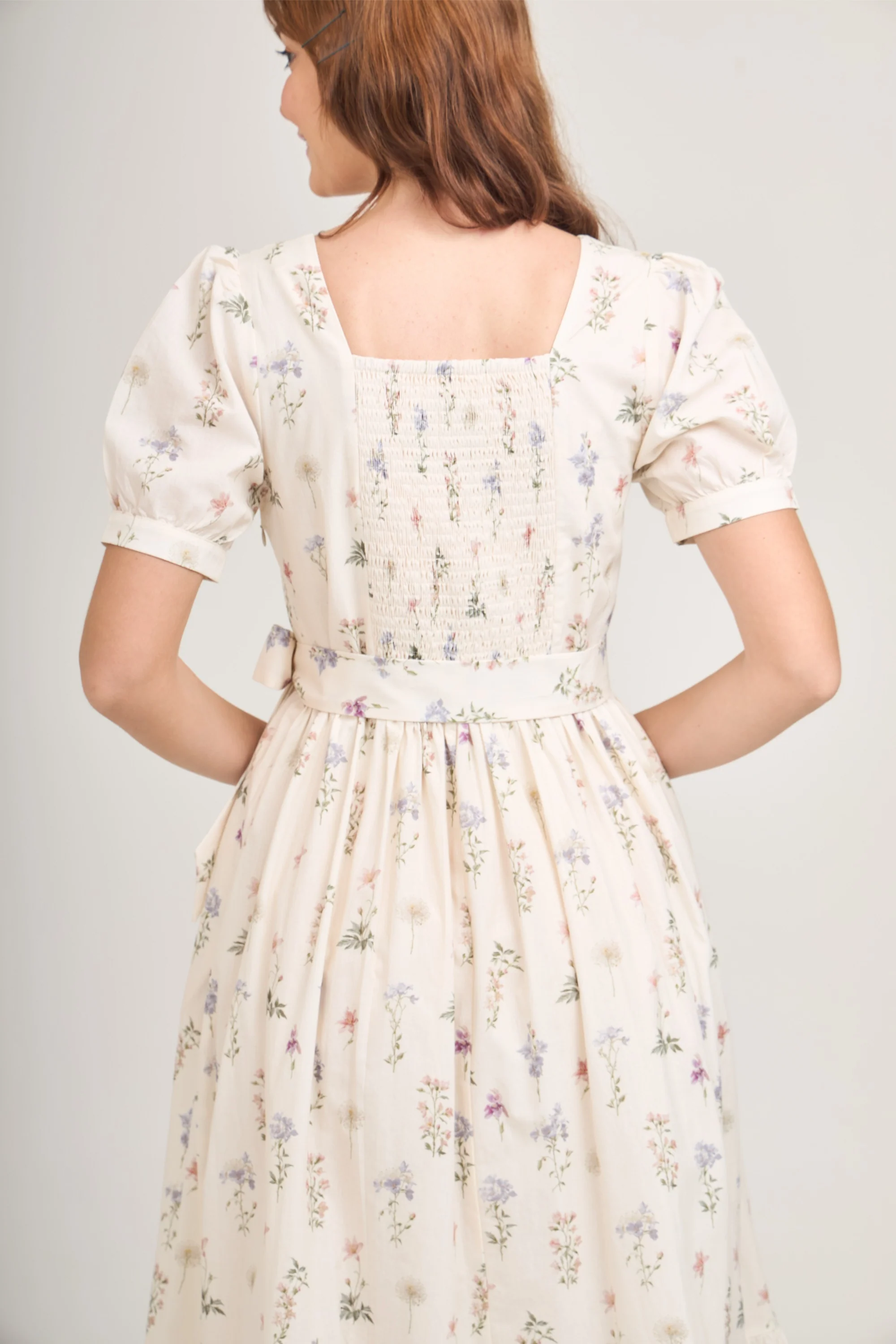Versa Maxi Dress with Nursing Zippers in Evergarden - Image 16
